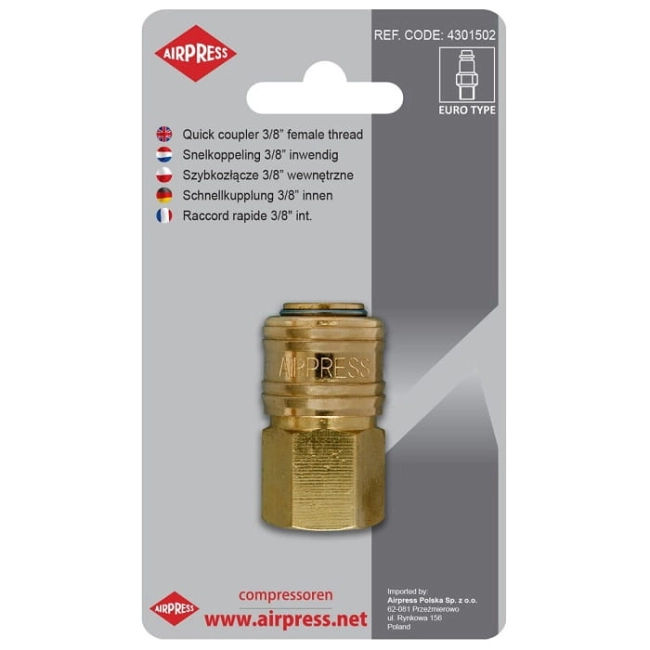 SZYBKOZŁĄCZKA GWINT 3/8" WEWNĘTRZNY 46849-18003