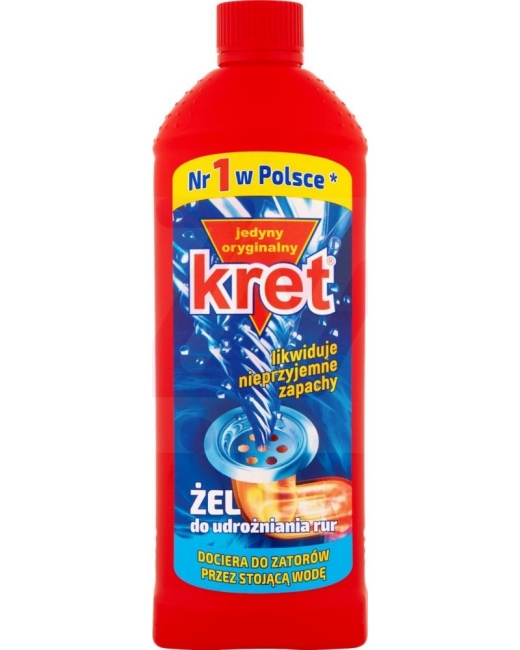 UDRAŻNIACZ DO RUR 1000G ŻEL KRET -30361