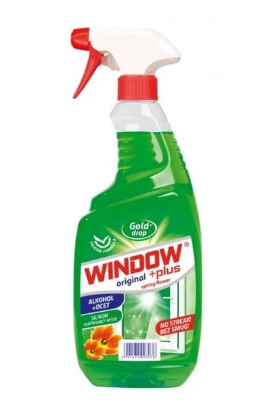 PŁYN DO SZYB 750ML WINDOW Z ROZPYLACZEM ZIELONY-16567