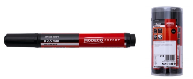 MARKER PERMANENTNY CZERWONY GR.2,5MM MN-88-101/T-22426