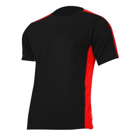 KOSZULKA ROBOCZA T-SHIRT CZARNO-CZER. rozm.XL-24537