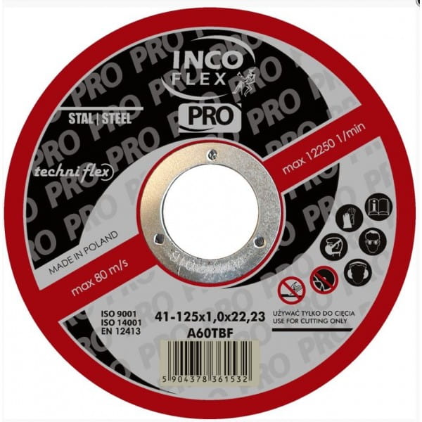TARCZA 125X1,0X22-M41 METAL PRO A60TBF OP=50+5SZT-29915