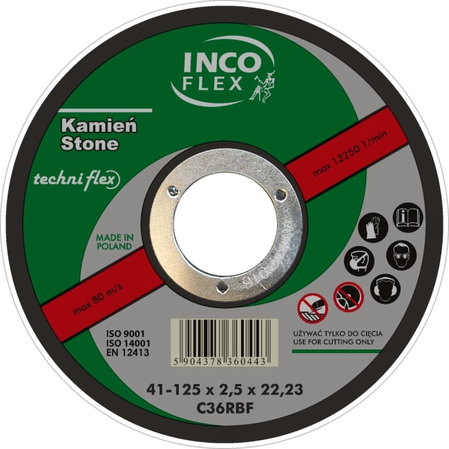 TARCZA 125X2,5X22-M41 BETON C36RBF-9657