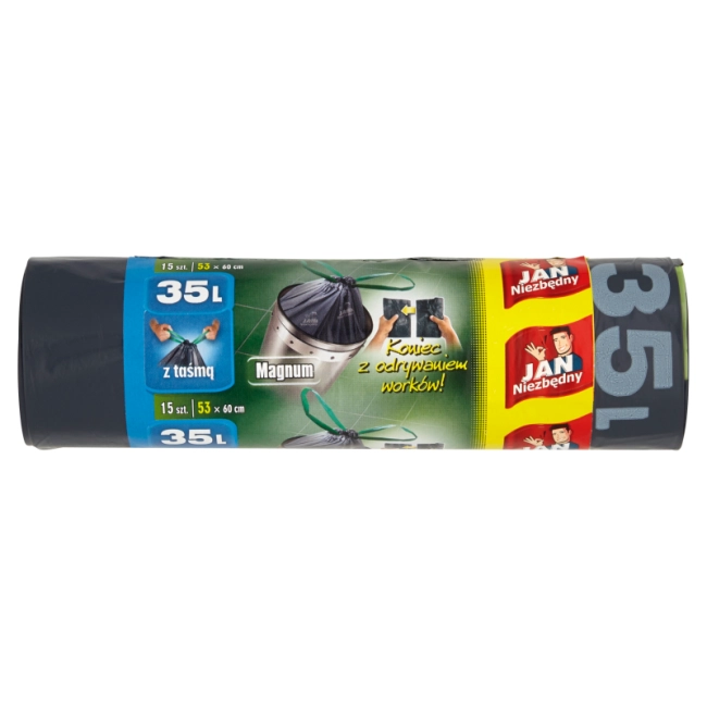 WORKI NA ŚMIECI 35L OP=15SZT MAGNUM TAŚMA -26159