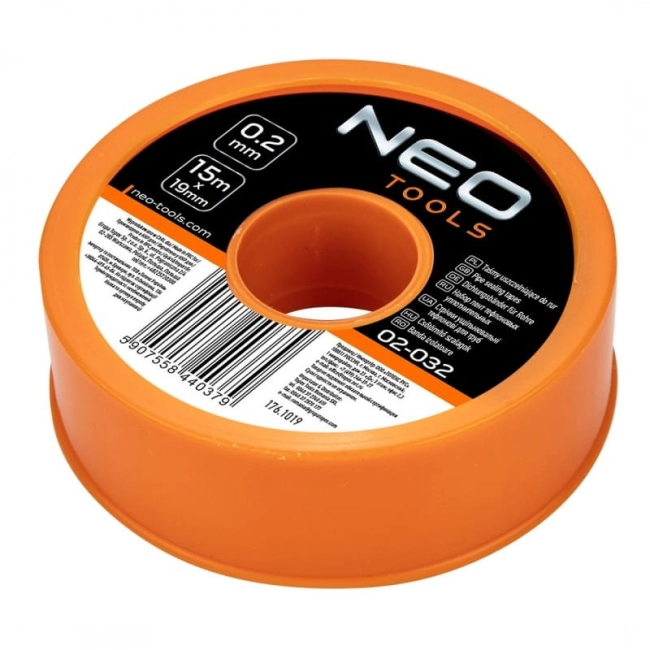 TAŚMA TEFLONOWA NEO 19MMX0,2MMX15M TO-02-032-25539