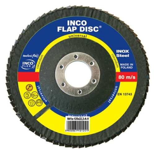 ŚCIERNICA LISTKOWA 125-60 INOX CERCUT CERAMIKA -31015