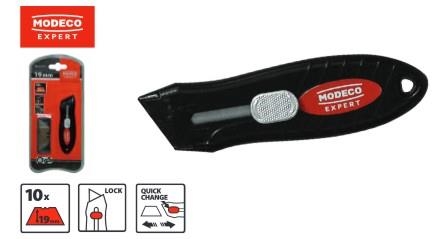 NÓŻ OSTRZE TRAPEZOWE METALOWY KOLOROWY MN-63-039-4564