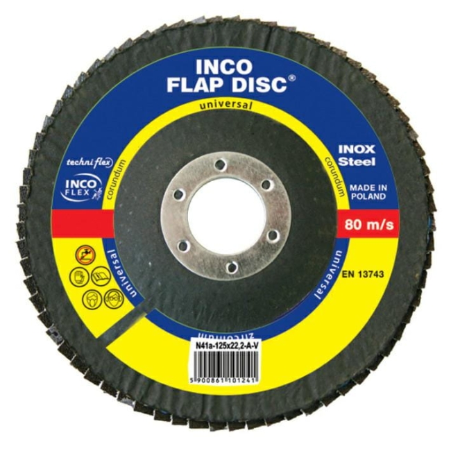 ŚCIERNICA LISTKOWA 125-40 INOX CERCUT 40080041-31011