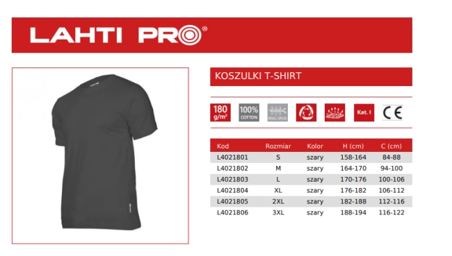 KOSZULKA ROBOCZA T-SHIRT CIEMNO-SZARA rozm.M-e176cdb6a21bcacd1eddfecd43b5d69a