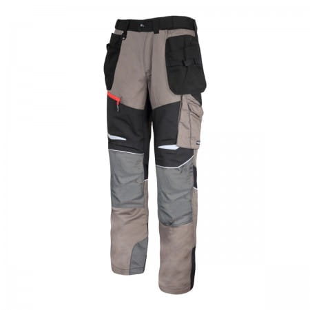 SPODNIE ROBOCZE KHAKI-CZARNE STRETCH rozm.XL-29256