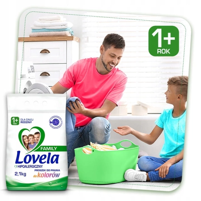 PROSZEK DO PRANIA 2,1KG LOVELA FAMILY KOLOR-36717