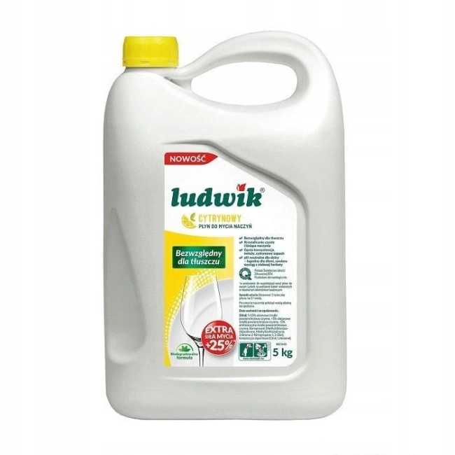 PŁYN DO NACZYŃ 5L LUDWIK CYTRYNA-36030