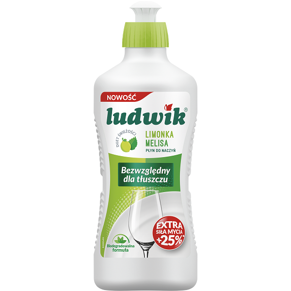 PŁYN DO NACZYŃ 0,9L LUDWIK LIMONKA MELISA-30121