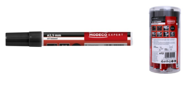 MARKER OLEJOWY CZERWON EXPERT GR.2,5MM MN-88-081/T-22423