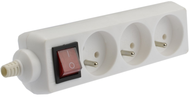 PRZEDŁUŻACZ 3GNIAZD 3M + PODŚWIETLENIE-18945
