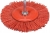 SZCZOTKA TARCZOWA 100MM Z TRZPIENIEM 6 NYLON-25260