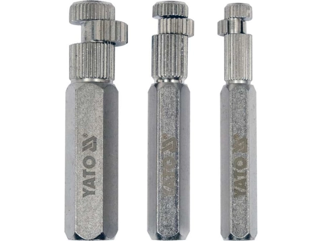 ZESTAW DO WYKRĘCANIA NYPLI 3/8",1/2",3/4" YATO -34647