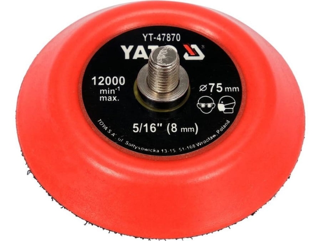 DYSK DO POLERKI YATO 75MM 5/16" YT-47870-36624