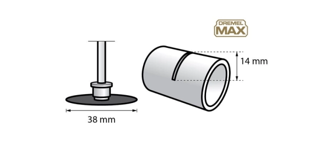 TARCZA DO METALU 38MM DREMEL-32772
