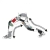 SPODNIE ROBOCZE KHAKI-CZARNE STRETCH rozm.S-29261
