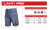 SPODNIE ROBOCZE KRÓTKIE LAHTI JEANS STR. rozm.M-29491