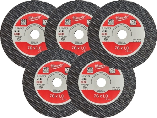 TARCZE DO METALU 76MM KPL.5SZT MILWAUKEE-35809