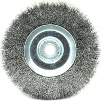 SZCZOTKA TARCZOWA 200MM Z OTW.FI25,4 DRUT STALOWY-30375