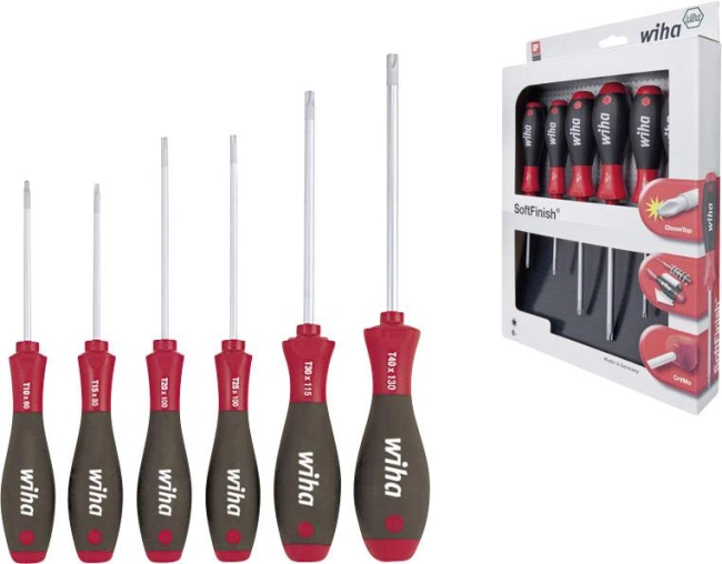 WKRĘTAKI KPL.6SZT TORX TAMPER RESISTANT WIHA-32926
