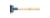 MŁOTEK BEZODRZUTOWY NYLON 760G WIHA-8013