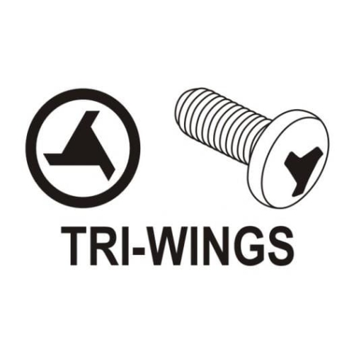 GROT TRI-WING 2X100MM, 4X100MM KPL.2SZT YT-0497-5408