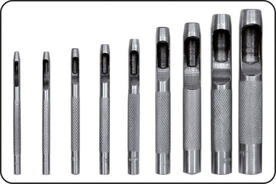DZIURKACZE DO SKÓR KPL.9SZT. YT-3590-25320