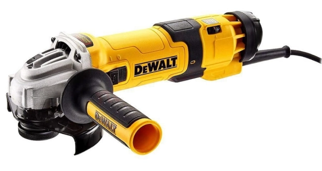 DEWALT SZLIFIERKA KĄT.125-1500W REG.OBR. OSŁONA-32844