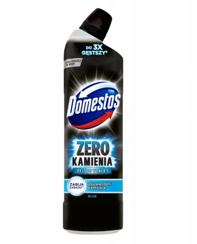 PŁYN DO WC 750ML DOMESTOS ZERO KAMIENIA NIEBIESKI-34726