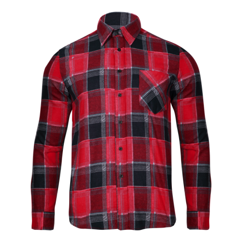 KOSZULA ROBOCZA FLANELOWA CZERWONA rozm.S-15823