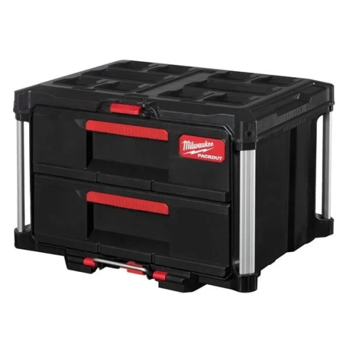 SKRZYNKA NARZĘDZIOWA PACKOUT 2 SZUFLADY MILWAUKEE-34351