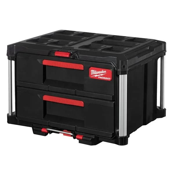SKRZYNKA NARZĘDZIOWA PACKOUT 2 SZUFLADY MILWAUKEE-34351