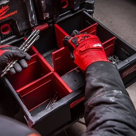 SKRZYNKA NARZĘDZIOWA PACKOUT 2 SZUFLADY MILWAUKEE-34353