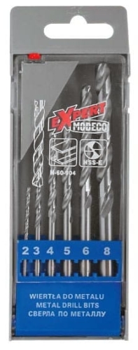 WIERTŁA DO METALU KPL.6SZT BIAŁE EXPERT MN-60-904-16355