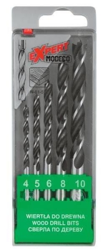 WIERTŁA DO DREWNA KPL.5SZT 4-10MM MN-61-571-3988