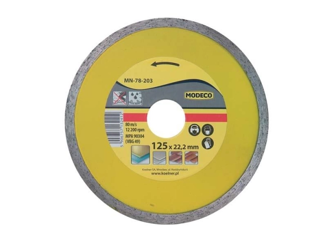 TARCZA DIAMENT.PEŁNA 125 "MARS"  MN-78-203-2559