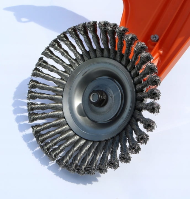 SZCZOTKA TARCZOWA 200MM Z OTW.FI25,4 DRUT SPLATANY-25554