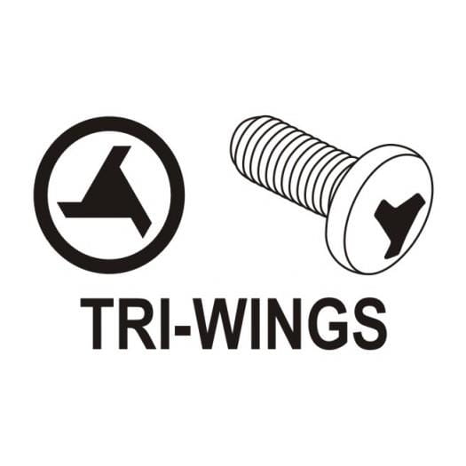 GROT TRI-WING 1X100MM, 3X100MM KPL.2SZT YT-0496-5417