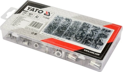 ZESTAW NITONAKRĘTEK ALU M3-M10 , 150SZT-21940