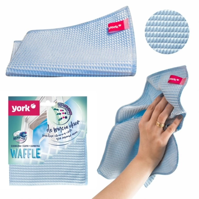 ŚCIERKA Z MIKROFIBRY WAFFLE DO OKIEN-40074