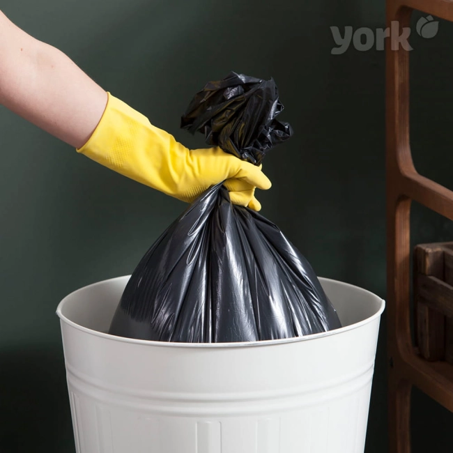 WORKI NA ŚMIECI 35L OP=15szt CZARNE MOCNE-40078