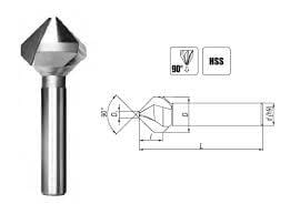 POGŁĘBIACZ DIN 335-C 25/90 HSS-E-40150