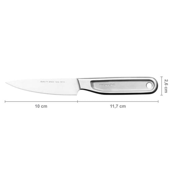 NÓŻ DO OBIERANIA 10CM ALL STEEL FISKARS-35741