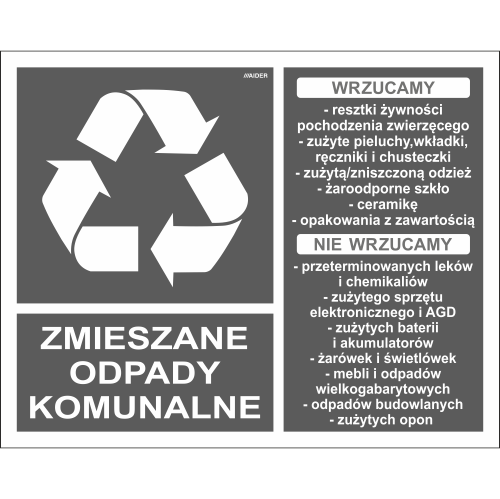 ZNAK DO SEGREGACJI ODPADÓW-26007