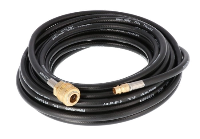 WĄŻ PNEUMATYCZNY 10M 10X6MM GUMOWY 20BAR-18002