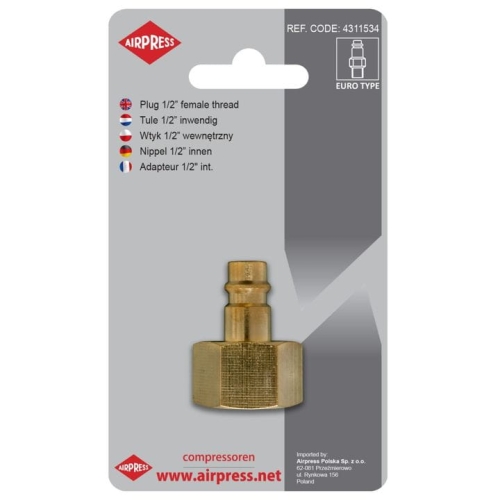 WTYK SZYBKOZŁĄCZKI 1/2" GWINT WEWNĘTRZNY 46816-18006